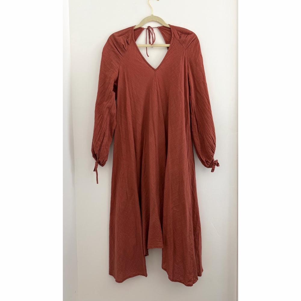 Fara Boutique Pema Maxi Dress in Auburn